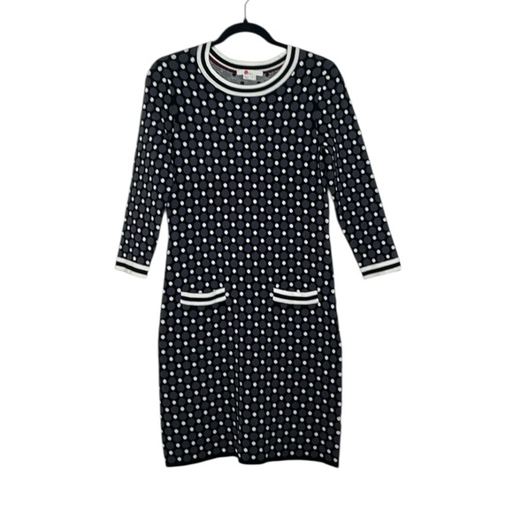 Boden Polka Dot Sweater Dress - Picture 3 of 10